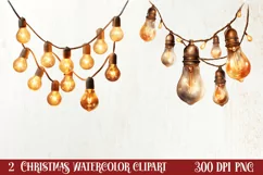 Antique Christmas Ornament Clipart, Christmas Clipart Product Image 1