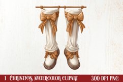Antique Christmas Ornament Clipart, Christmas Clipart Product Image 1