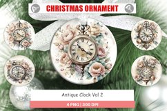 Ornament Antique Clock Product Image 1