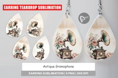Earring Antique Gramophone Product Image 1