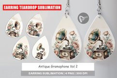 Earring Antique Gramophone Product Image 1