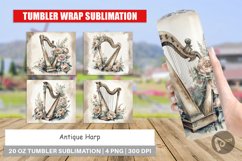 Tumbler Wrap Antique Harp Product Image 1