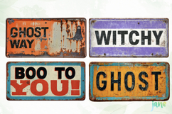 Antique Metal Halloween Sublimation Product Image 1