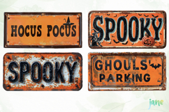 Antique Metal Halloween Sublimation Product Image 1