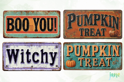 Antique Metal Halloween Sublimation Product Image 1