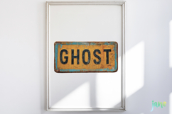 Antique Metal Halloween Sublimation Product Image 2