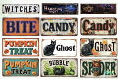Antique Metal Halloween Sublimation Product Image 8