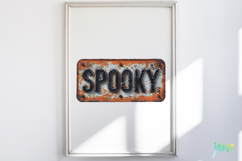 Antique Metal Halloween Sublimation Product Image 2