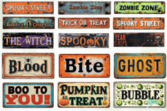 Antique Metal Halloween Sublimation Product Image 7