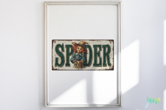 Antique Metal Halloween Sublimation Product Image 2