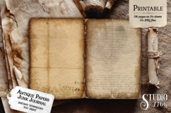 Antique Papers Junk Journal Pages Product Image 3