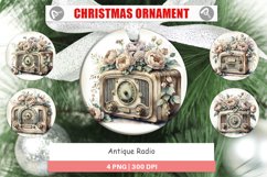 Ornament Antique Radio Product Image 1