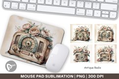 Mouse Pad Antique Radio Product Image 1