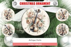 Ornament Antique Violin Product Image 1