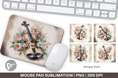 Mouse Pad Antique Violin Product Image 1
