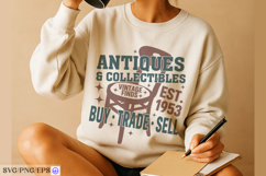 Vintage Countryside Chair Sign SVG PNG T-shirt Design Product Image 2