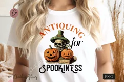 Antiquing for Spookiness PNG | Halloween Sublimation Product Image 2