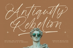 Antiquity Rebelion - Stylish Handwritten Font Product Image 1