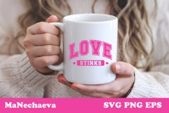 Love Stinks Anti-Valentine SVG | Sarcastic T-Shirt Design Product Image 4