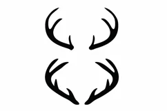 Antlers svg, deer antlers svg, deer horns svg, antlers dxf Product Image 2