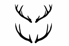 Antlers svg, deer antlers svg, deer horns svg, antlers dxf Product Image 3