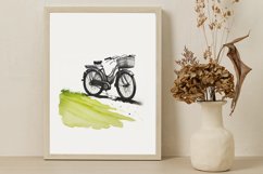 Bicycle Print Wall Art, Bicycle Art,Digital Print,Wall Print Product Image 1