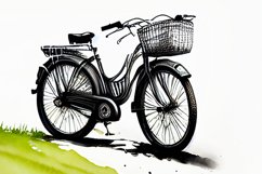 Bicycle Print Wall Art, Bicycle Art,Digital Print,Wall Print Product Image 3
