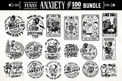 Funny Anxiety SVG Bundle, Anxiety Bundle100 designs Product Image 4