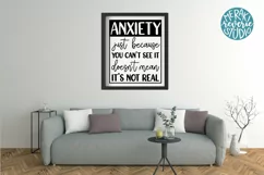 Anxiety Awareness SVG - Mental Health Awareness Cut File Product Image 1