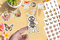 Anxious Beach Bug Sticker Product Image 1
