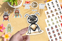 Anxious Beach Bug Sticker Product Image 1