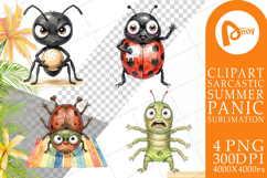 Anxious Beach Bug Sublimation Product Image 1