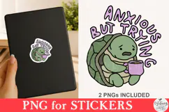 Anxious But Trying PNG Product Image 2