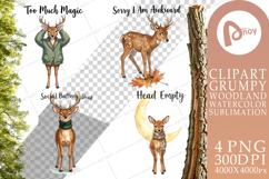Anxious Fawn Forest Hygge Sublimation Product Image 1