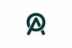 AO OA logo design vector template Product Image 1