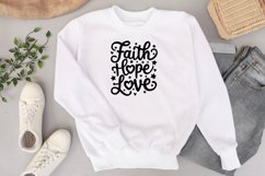 Faith hope love quote Svg Png Product Image 3