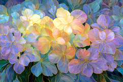 A vibrant and serene floral arrangement of colorful Product Image 1