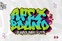Apex Bound - 3d Layered WIld Graffiti Font Product Image 1