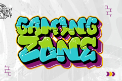 Apex Bound - 3d Layered WIld Graffiti Font Product Image 3