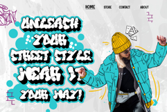 Apex Bound - 3d Layered WIld Graffiti Font Product Image 4