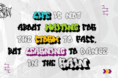 Apex Bound - 3d Layered WIld Graffiti Font Product Image 5