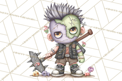 Post-Apocalyptic Halloween Clipart PNG Product Image 2