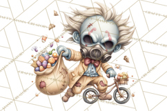 Post-Apocalyptic Halloween Clipart PNG Product Image 3