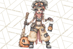 Post-Apocalyptic Halloween Clipart PNG Product Image 4