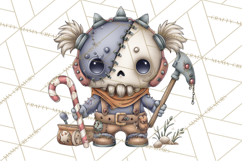 Post-Apocalyptic Halloween Clipart PNG Product Image 3