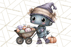 Post-Apocalyptic Halloween Clipart PNG Product Image 4