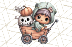 Post-Apocalyptic Halloween Clipart PNG Product Image 5