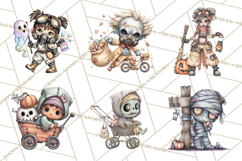 Post-Apocalyptic Halloween Clipart PNG Product Image 2