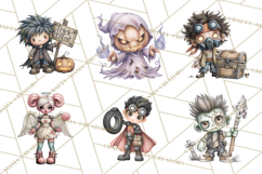 Post-Apocalyptic Halloween Clipart PNG Product Image 3