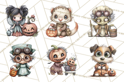 Post-Apocalyptic Halloween Clipart PNG Product Image 8